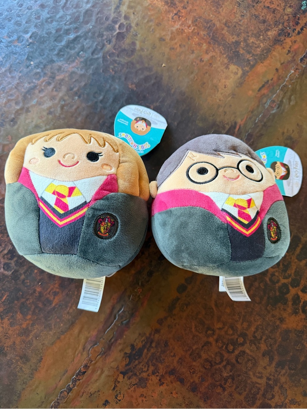 Squishmallows Harry Potter & Hermione Granger Plush Set – 8” – With Tags